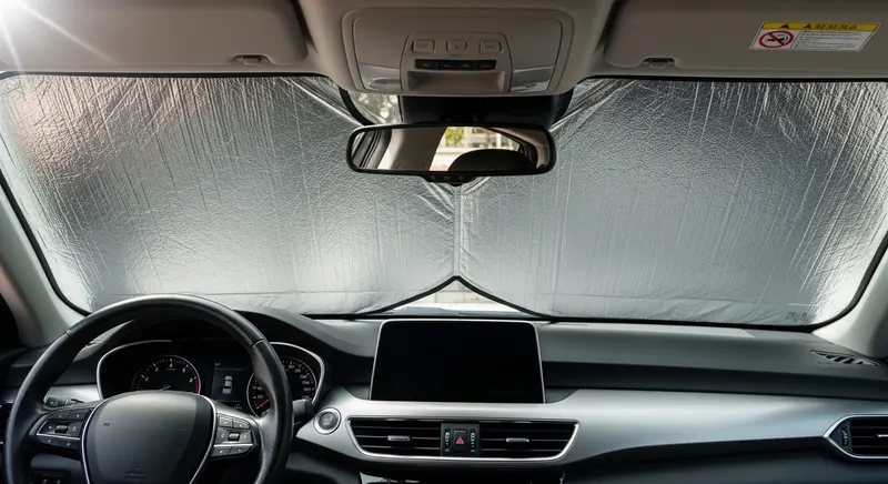 custom fit car sun shade - promotional merchandise